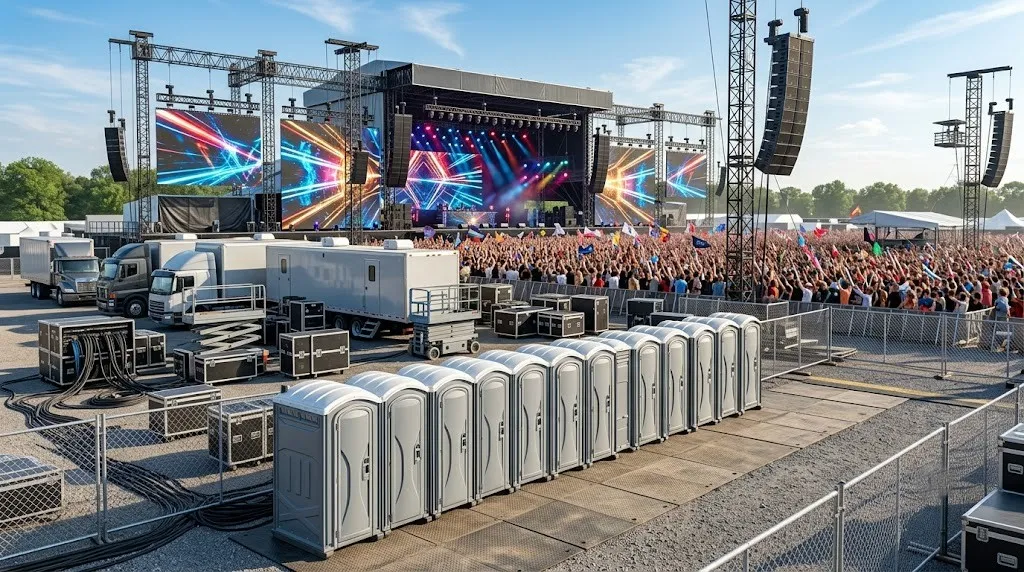 Concert Restroom Rental in Wilmington, DE